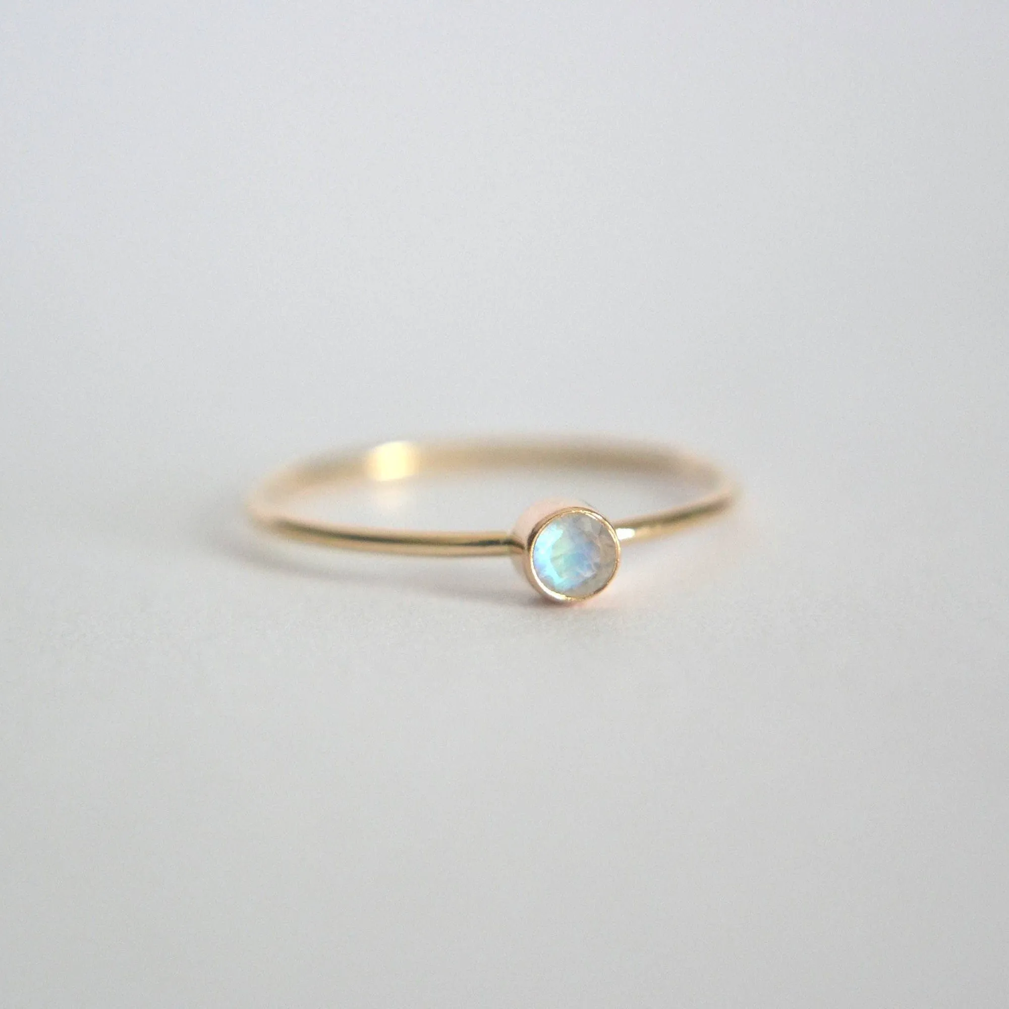 14k Moonstone Ring