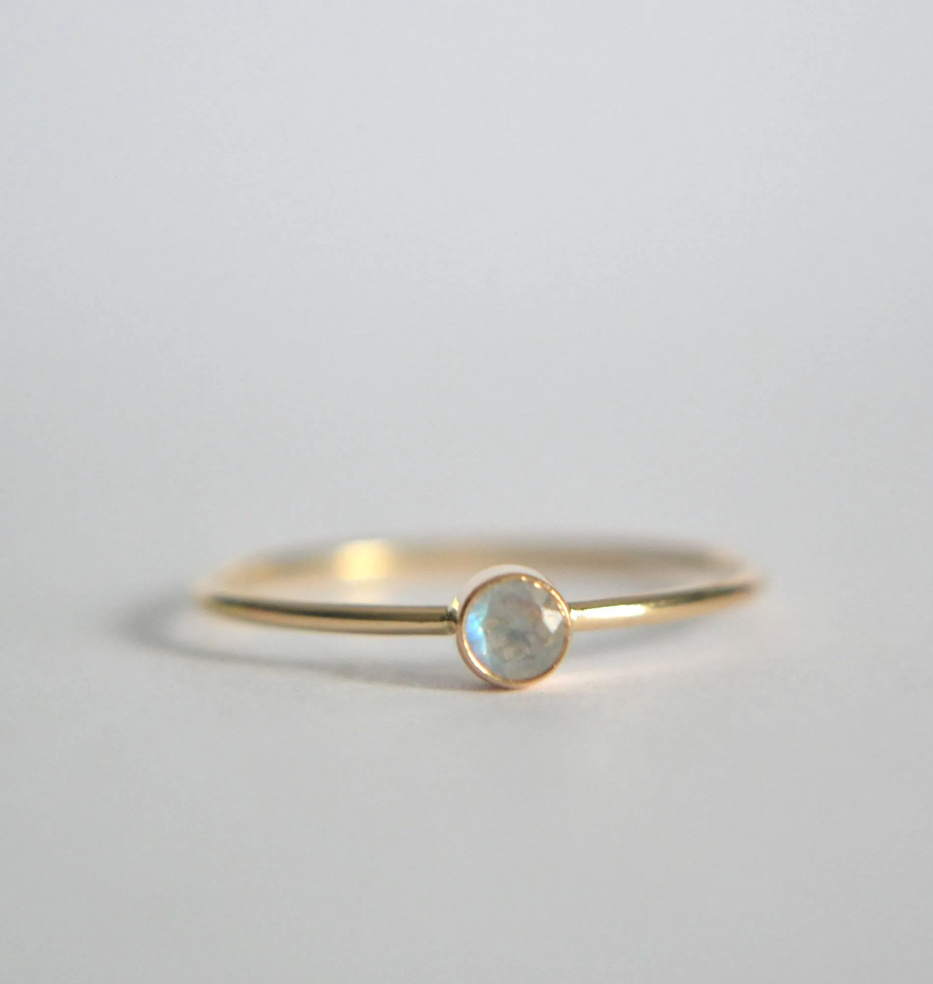 14k Moonstone Ring