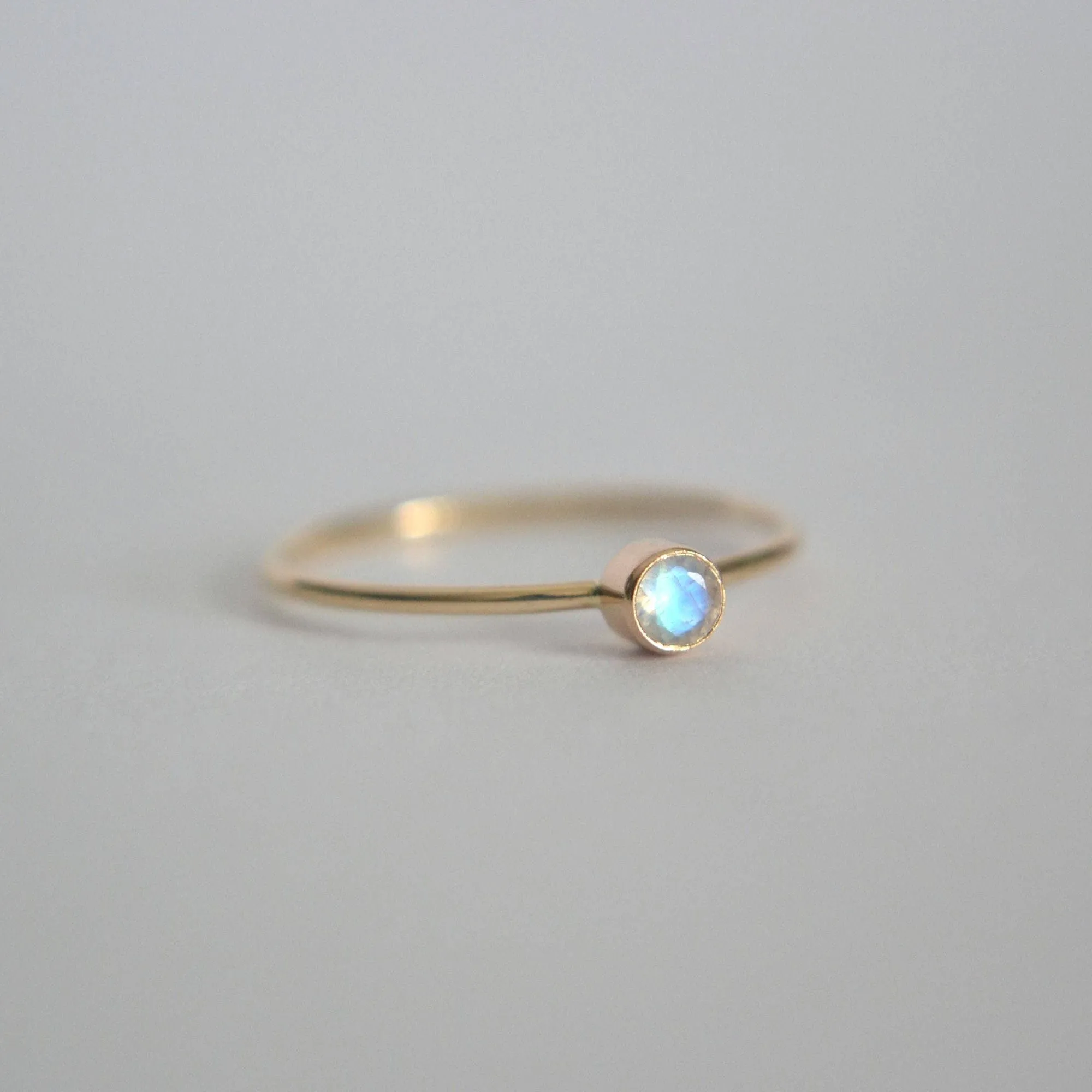 14k Moonstone Ring