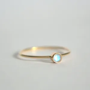 14k Moonstone Ring