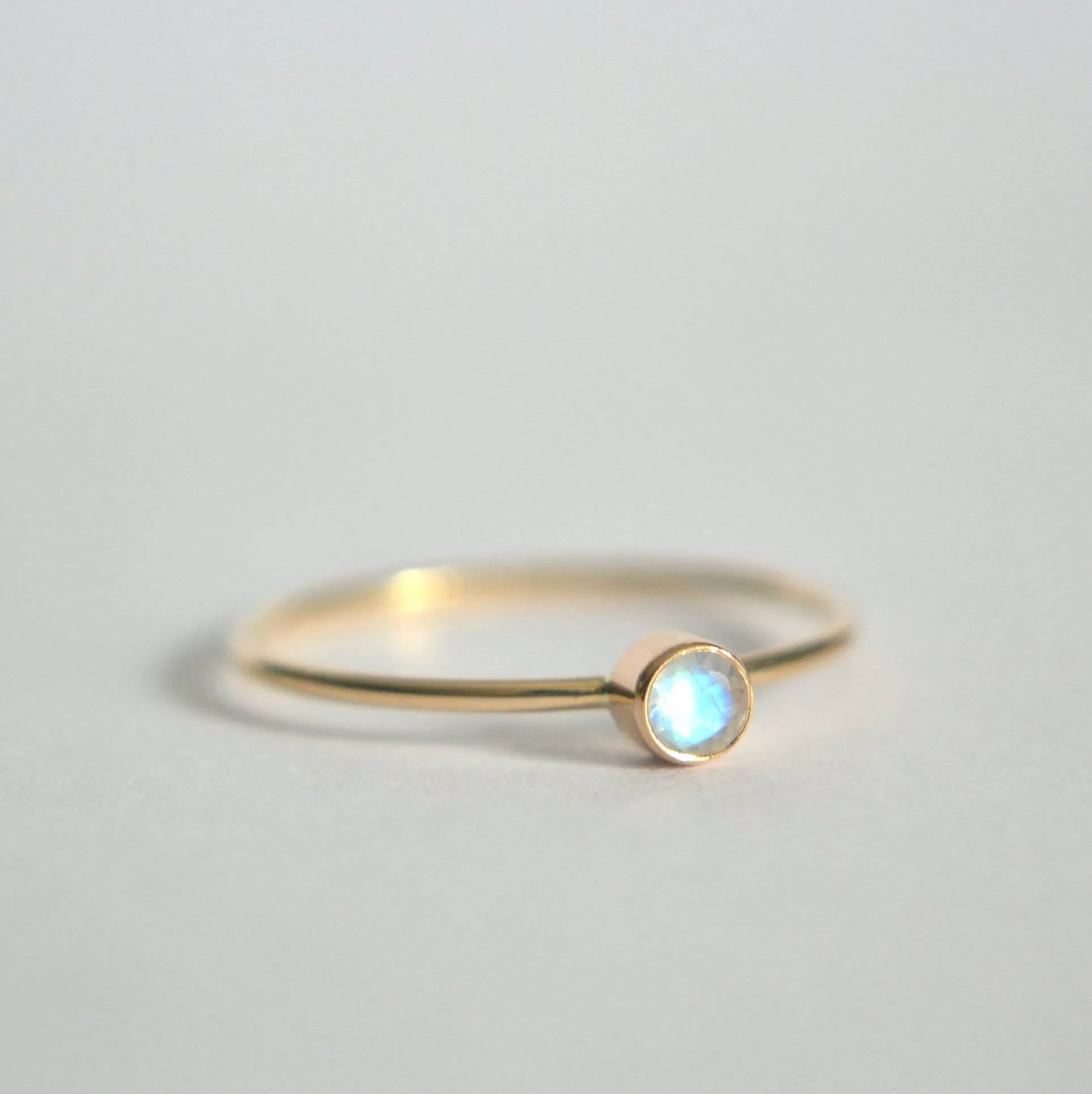 14k Moonstone Ring