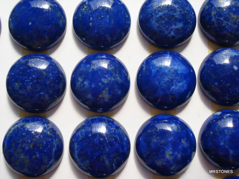 18mm (S7R) Natural Lapis Lazuli Round Cabochon
