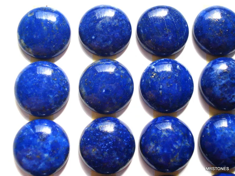 18mm (S7R) Natural Lapis Lazuli Round Cabochon