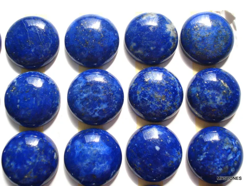 18mm (S7R) Natural Lapis Lazuli Round Cabochon