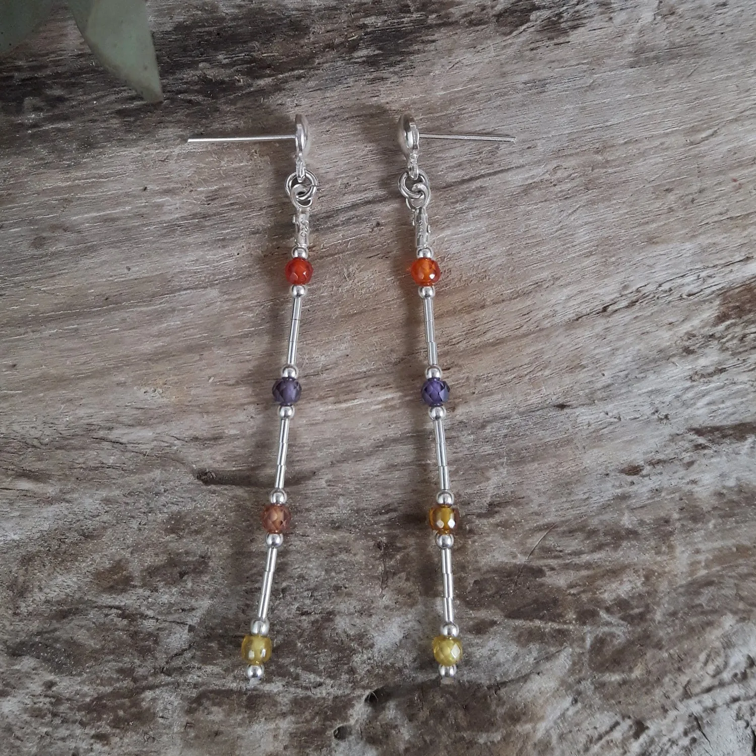 Amy Andalusite CZ Earrings