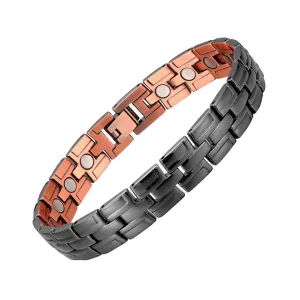 Black Copper Plated Magnetic Bracelet
