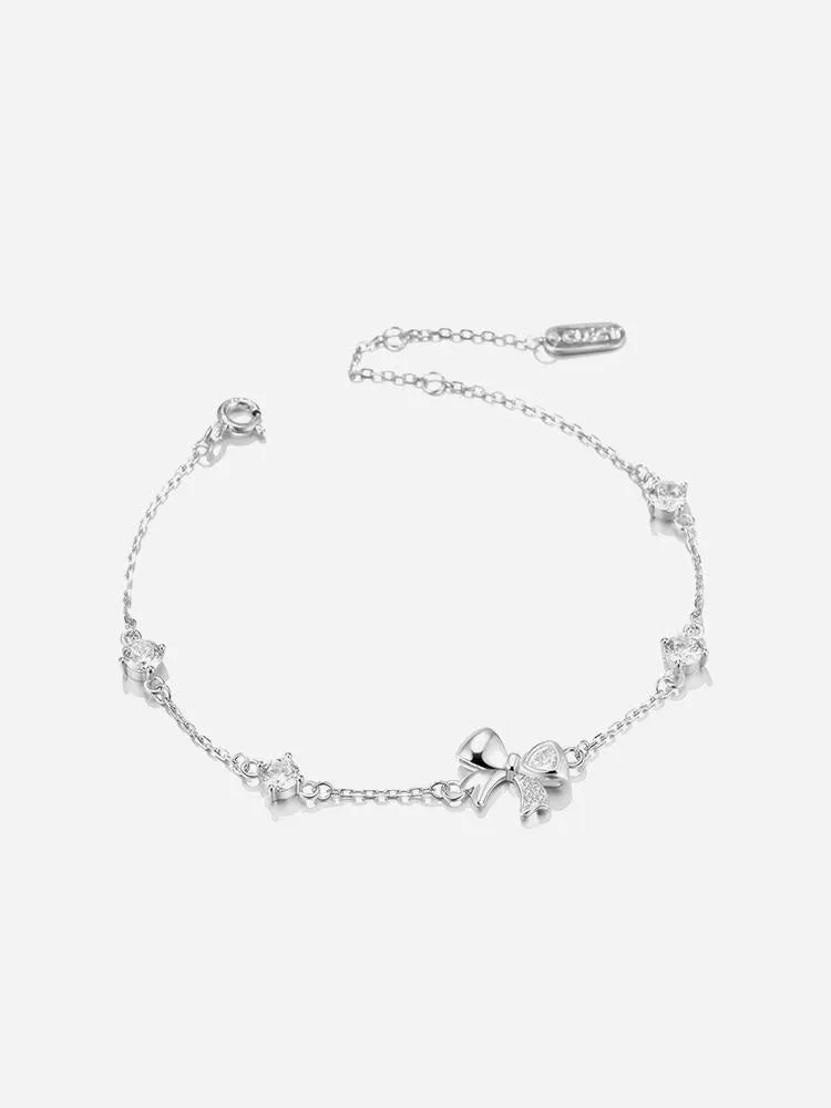 Butterfly Pure Silver Bracelet Light Luxury Niche Exquisite Birthday Gift