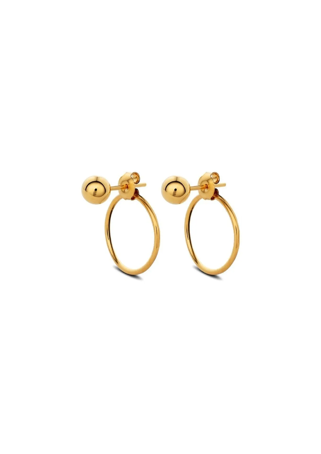 Chord Earrings Gold