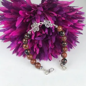 Gorgeous Brown Jasper Bracelet Healing  Adjustable