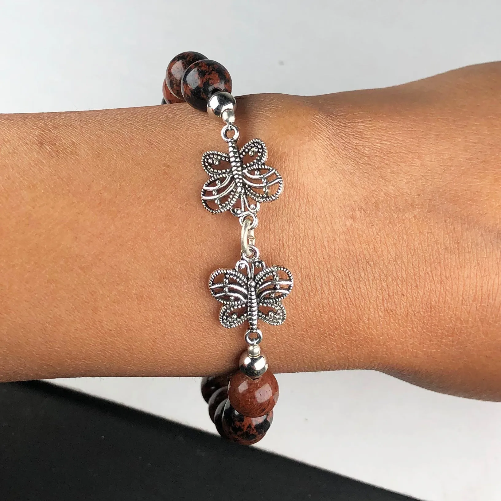 Gorgeous Brown Jasper Bracelet Healing  Adjustable