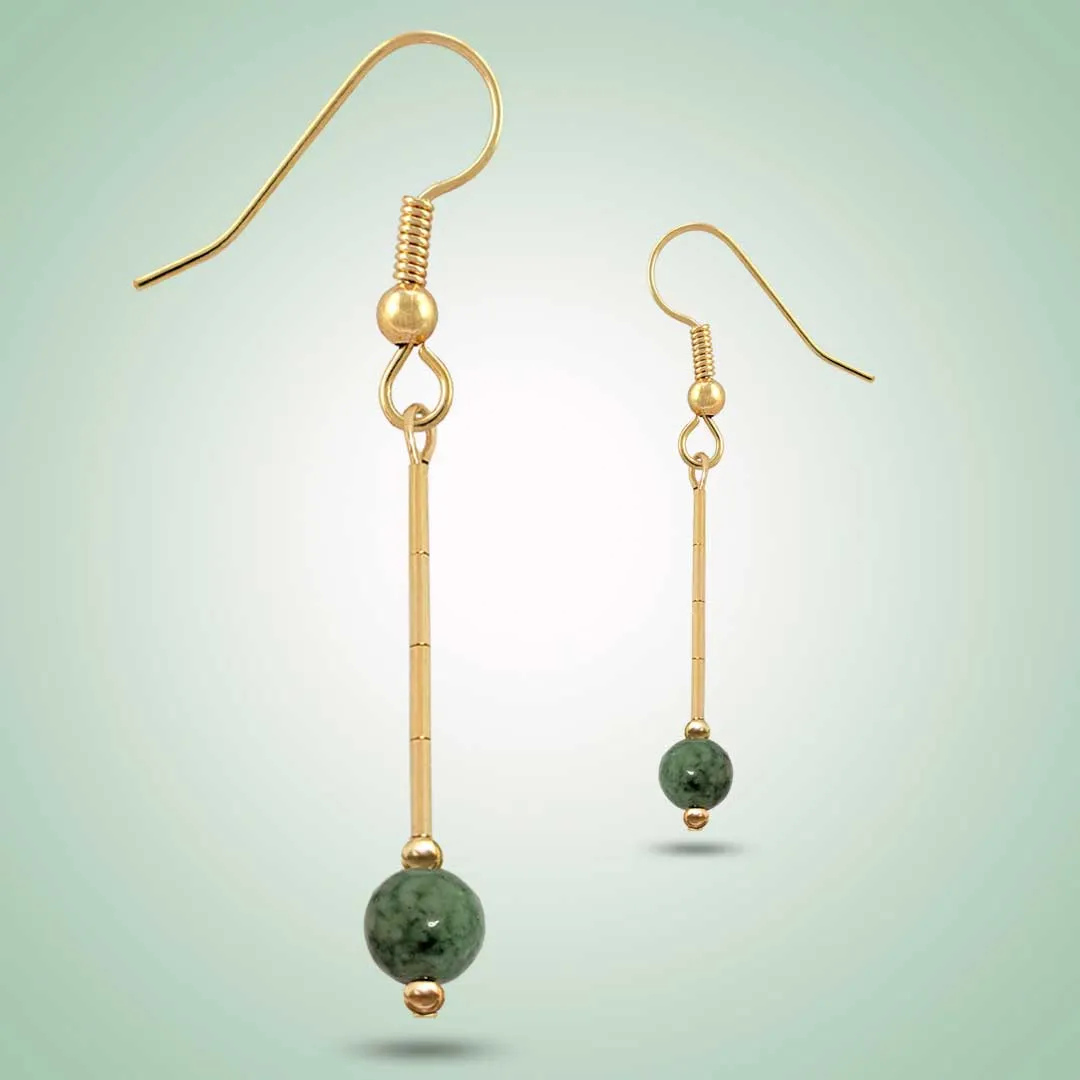 Green Elo Earrings