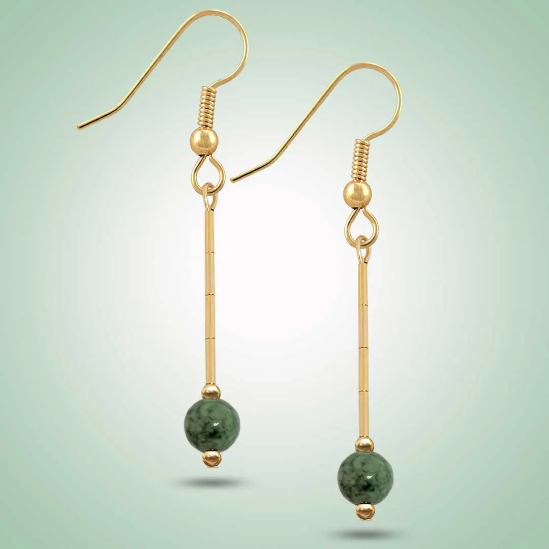Green Elo Earrings