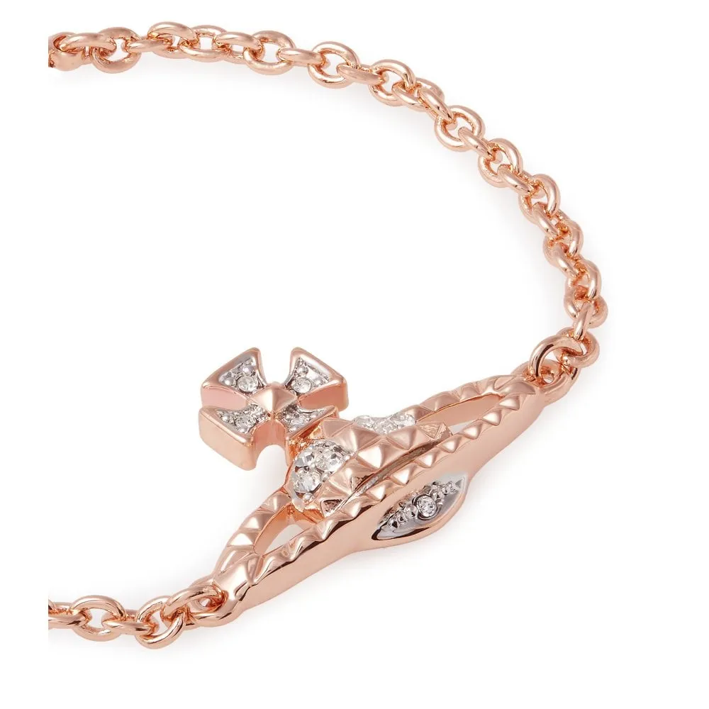 Mayfair Bas Relief Bracelet -  Rose Gold - 61020032-G118-MY