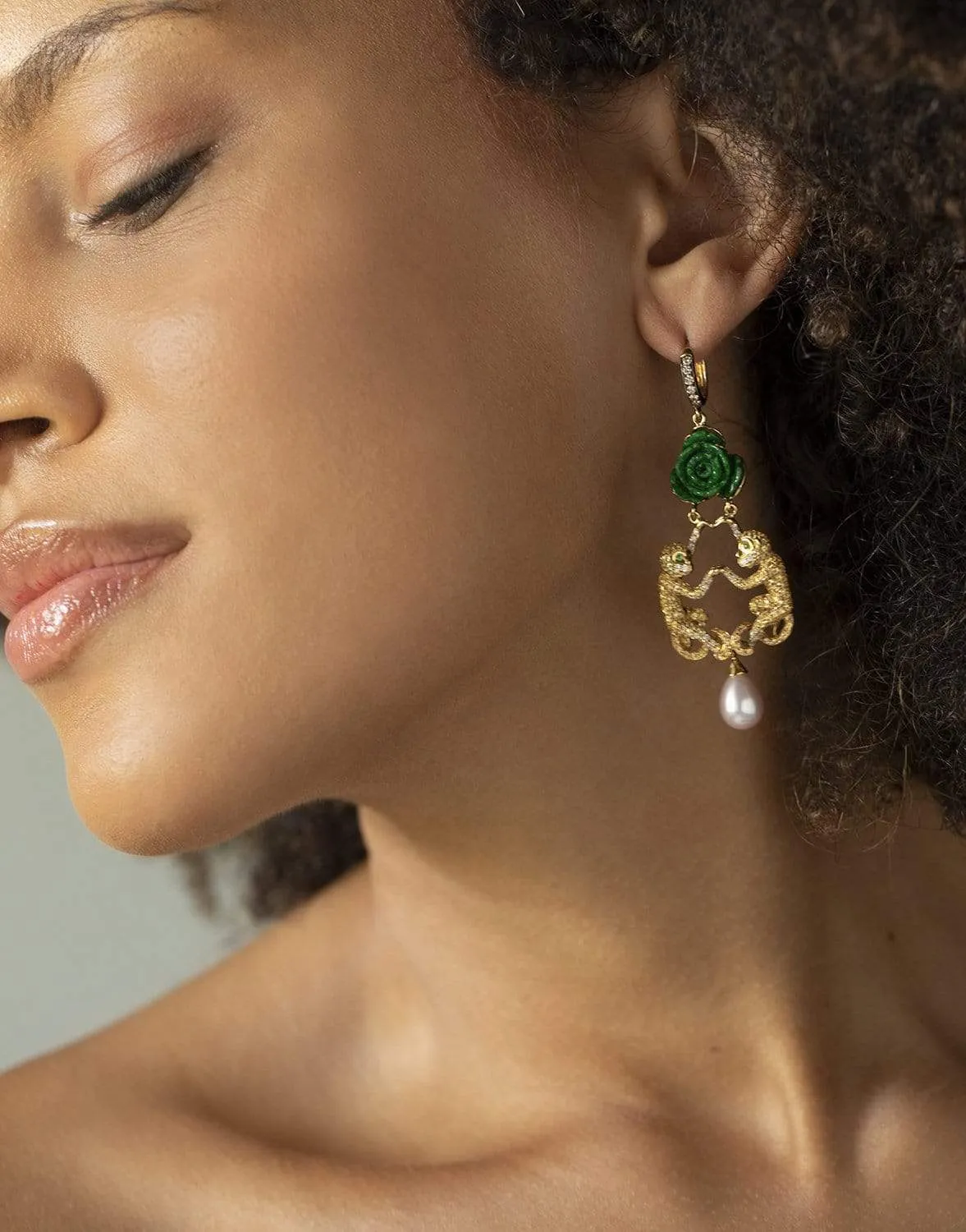 Monkey Earrings