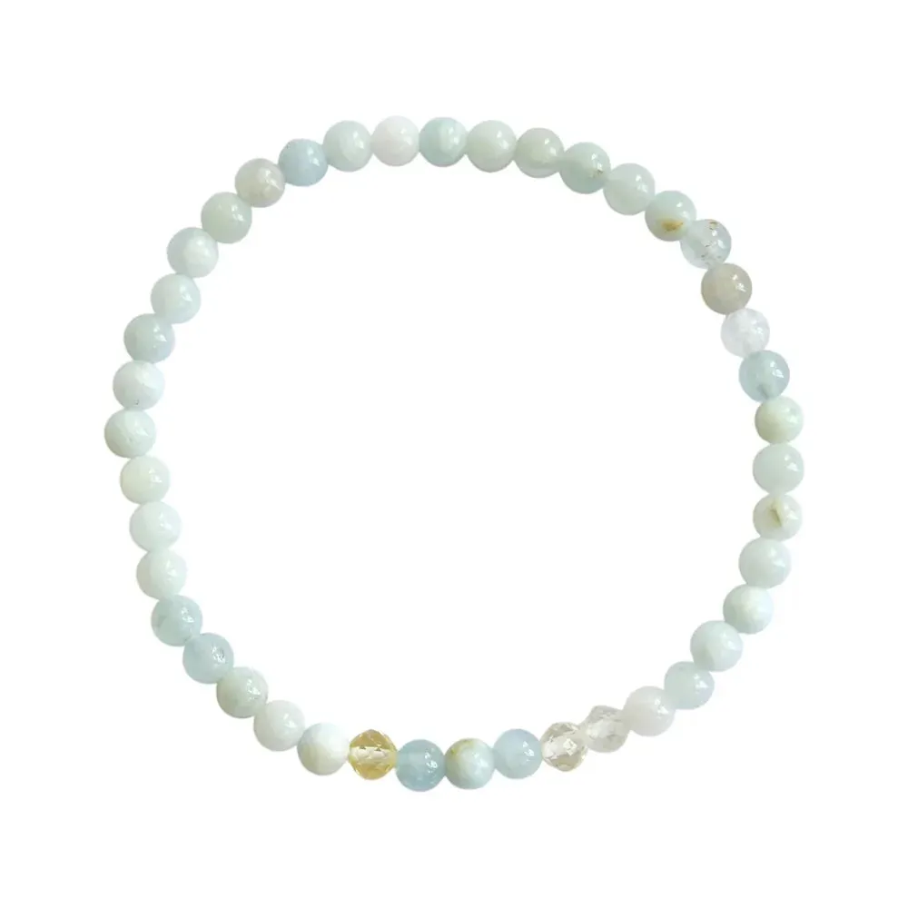 Moonstone and Citrine Bracelet – Joy & Summer Energy