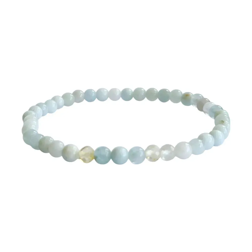 Moonstone and Citrine Bracelet – Joy & Summer Energy