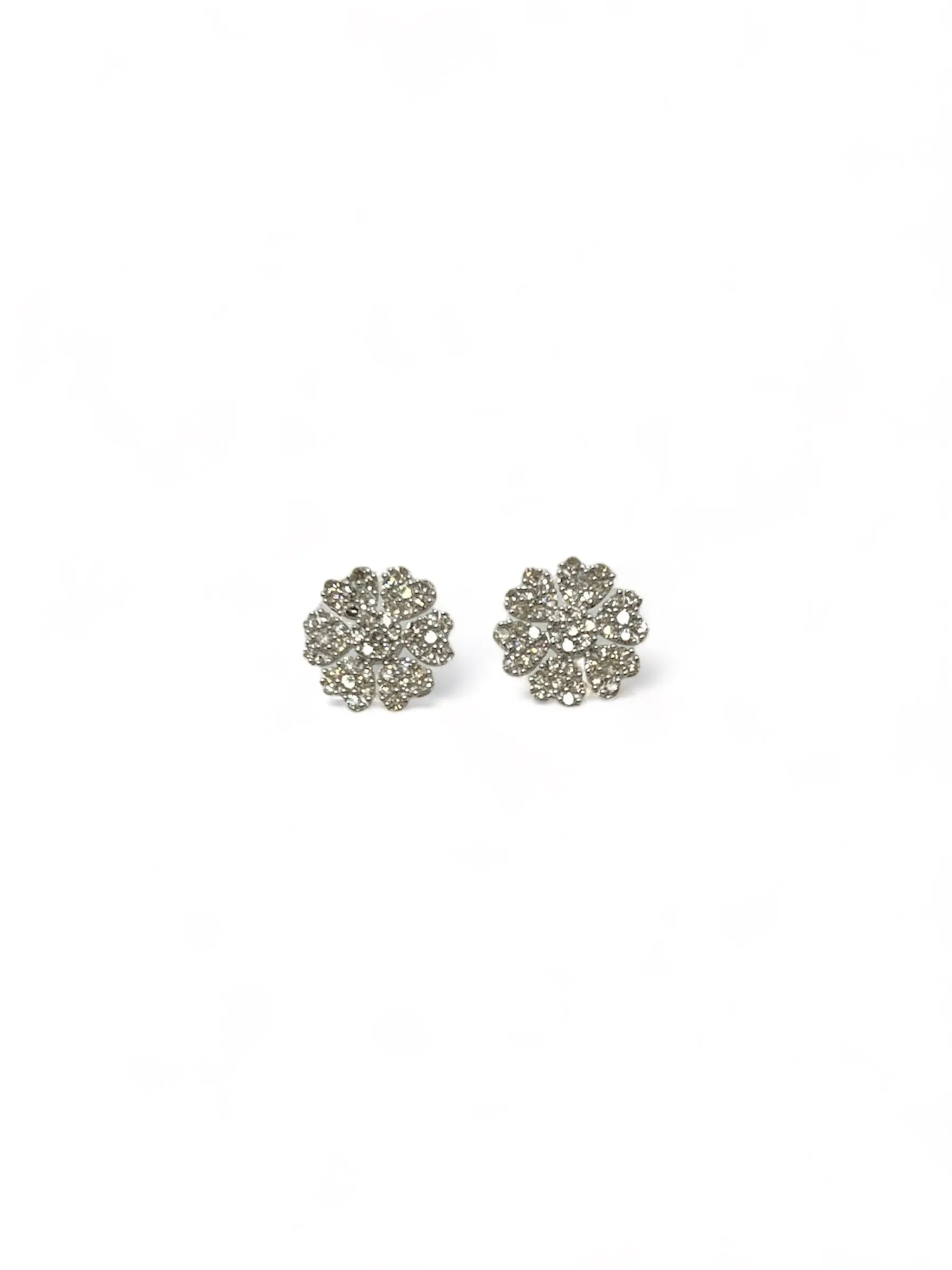 NATURAL DIAMOND IN K WG JEAN EARRINGS