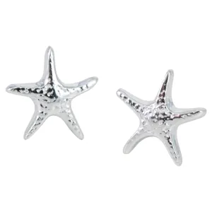 Sterling Silver Starfish Stud Earring
