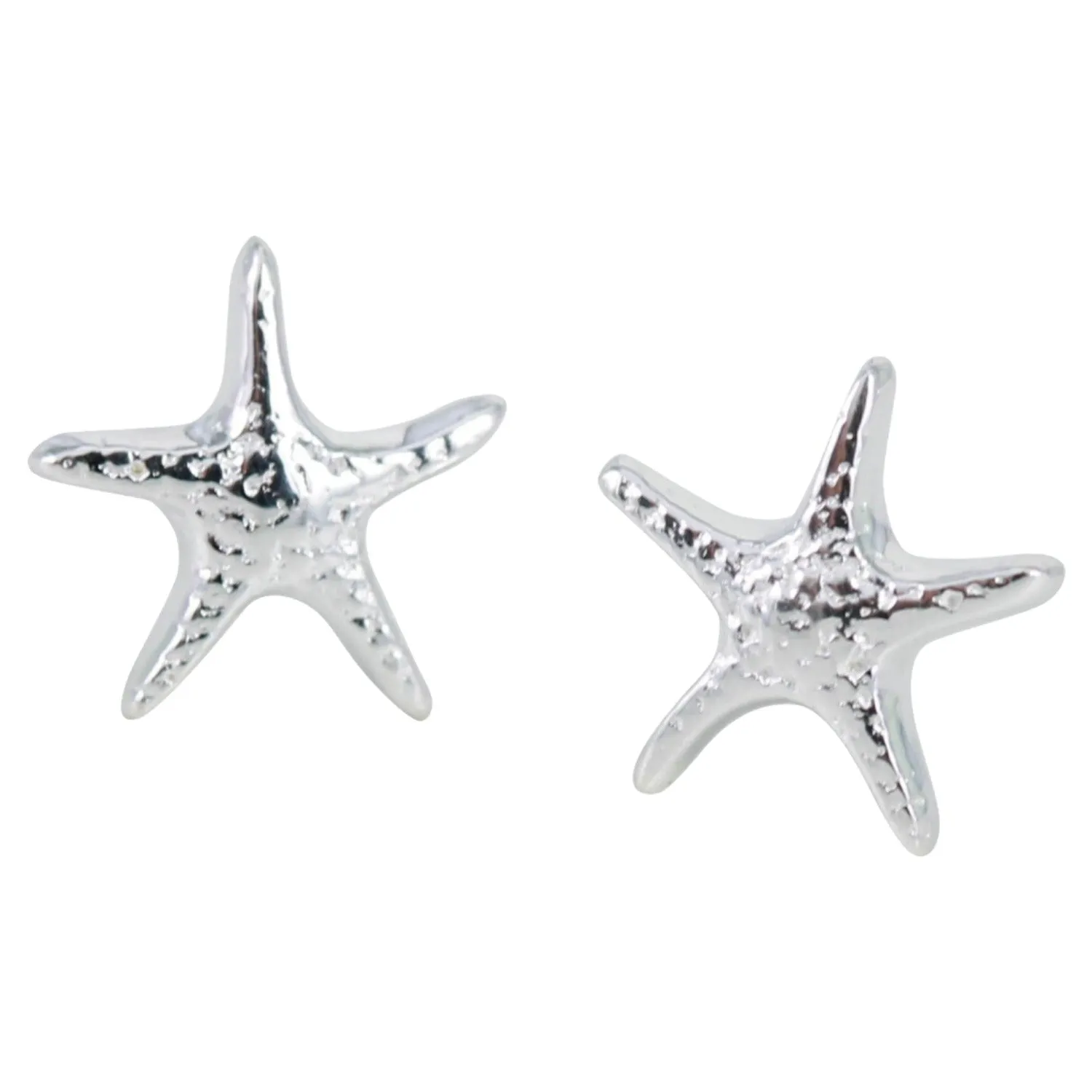 Sterling Silver Starfish Stud Earring