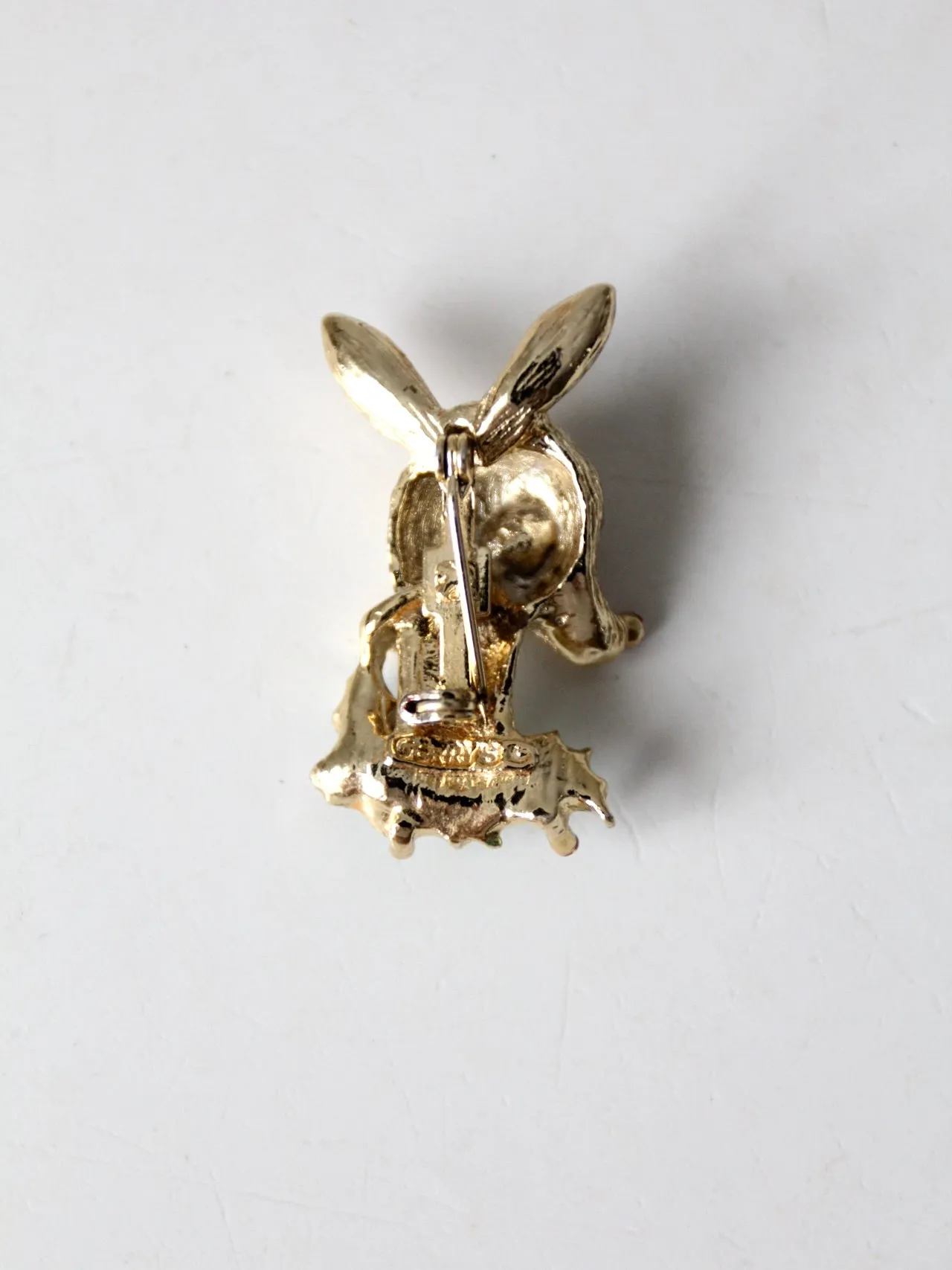 vintage 60s Gerry's reindeer brooch