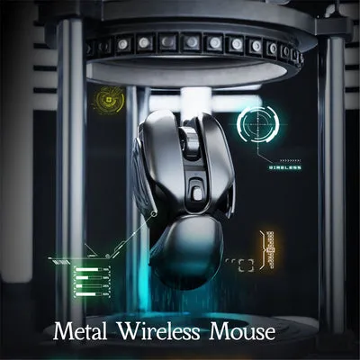 Wireless Ergonomics Metal Mouse